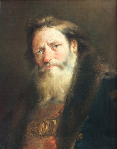 Kopf eines alten Mannes von Giovanni Domenico Tiepolo